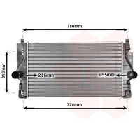 58004246 VAN WEZEL Интеркулер