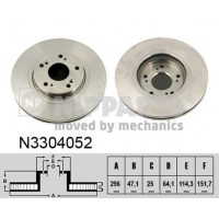 N3304052 NIPPARTS Гальмівний диск