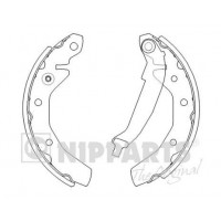 J3500905 NIPPARTS Комплект гальмівних колодок