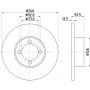 PCD15802 DON Гальмівний диск