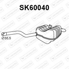 SK60040 VENEPORTE Глушник вихлопних газів кінцевий