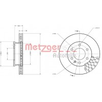 6110151 METZGER Гальмівний диск