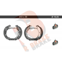 79RBKT0051 R BRAKE Комплект гальмівних колодок