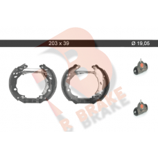 79RBKT0051 R BRAKE Комплект гальмівних колодок