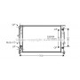 AIA2122 AVA QUALITY COOLING Радіатор охолодження двигуна