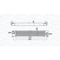 Интеркулер MAGNETI MARELLI 351319204230