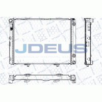 RA0170120 JDEUS Радіатор охолодження двигуна