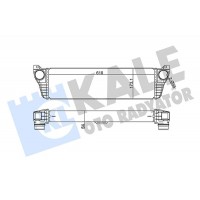 350905 KALE OTO RADYATÖR Интеркулер