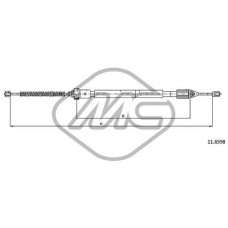 83082 Metalcaucho Тросик, cтояночный тормоз
