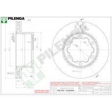 V848 PILENGA Гальмівний диск