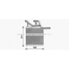 DN6466 AVA QUALITY COOLING Теплообмінник обігрів салону