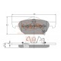 704-06044 IAP QUALITY PARTS КомплеК т гальмівних колодок, дискове гальмо