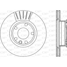 BDA1589.20 OPEN PARTS Гальмівний диск