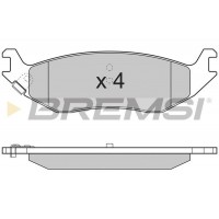 BP3311 BREMSI Комплект гальмівних колодок дисковий гальм