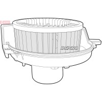DEA27001 DENSO Вентилятор салону