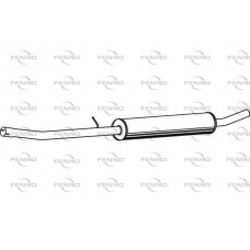 P1906 FENNO Середній глушник вихлопних газів