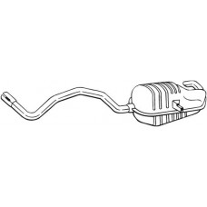 280-819 BOSAL Глушник вихлопних газів кінцевий