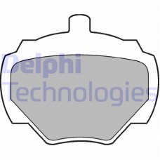 LP211 DELPHI Комплект гальмівних колодок дисковий гальм