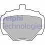 LP211 DELPHI Комплект гальмівних колодок дисковий гальм