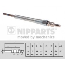 N5713015 NIPPARTS Свічка розжарювання
