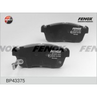 BP43375 FENOX Комплект гальмівних колодок дисковий гальм