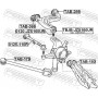 TBJB-JZS160UR FEBEST ремонтний комплект несучі напрямні шарніри