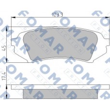 FO 813781 FOMAR Friction Комплект гальмівних колодок дисковий гальм
