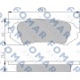 FO 813781 FOMAR Friction Комплект гальмівних колодок дисковий гальм