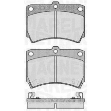 363916060286 MAGNETI MARELLI Комплект гальмівних колодок дисковий гальм