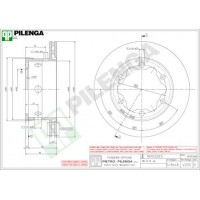 V292 PILENGA Гальмівний диск