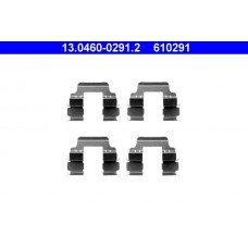 13.0460-0291.2 ATE Комплектуючі колодки дискового гальма