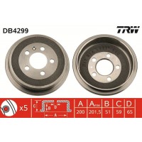 DB4299 TRW Гальмівний барабан