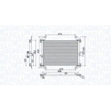 350203772000 MAGNETI MARELLI Конденсатор кондиціонера