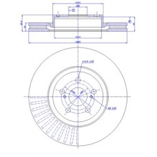 142.1256 CAR Гальмівний диск