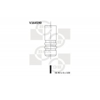впускний клапан BGA V164590