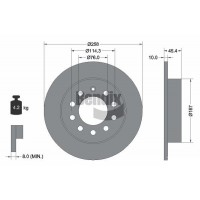 BDS1971 BENDIX Braking Гальмівний диск