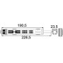 AD 185 000P MAHLE Осушувач кондиціонера