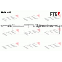 9250052 FTE Тросик, cтояночный тормоз