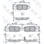 FO 859981 FOMAR Friction Комплект гальмівних колодок дисковий гальм