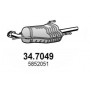 34.7049 ASSO Глушник вихлопних газів кінцевий