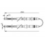 1 987 482 009 BOSCH Тросик, cтояночный тормоз
