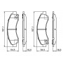 0 986 495 391 BOSCH КомплеК т гальмівних колодок, дискове гальмо