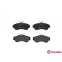 P 56 022 BREMBO Комплект гальмівних колодок дисковий гальм