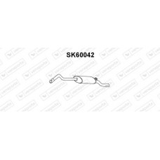 SK60042 VENEPORTE Глушник вихлопних газів кінцевий