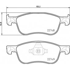 P 24 210 BREMBO КомплеК т гальмівних колодок, дискове гальмо