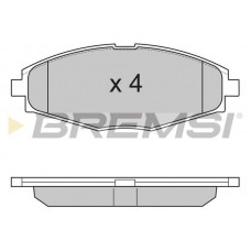 BP2804 BREMSI Комплект гальмівних колодок дисковий гальм