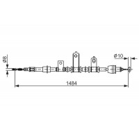 1 987 482 920 BOSCH Тросик, cтояночный тормоз
