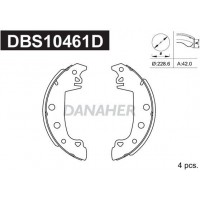 DBS10461D DANAHER Комплект гальмівних колодок
