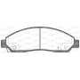 BPA1098.14 OPEN PARTS Комплект гальмівних колодок дисковий гальм