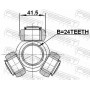 2116-TC718TDCI FEBEST Муфта с шипами, Привідний вал